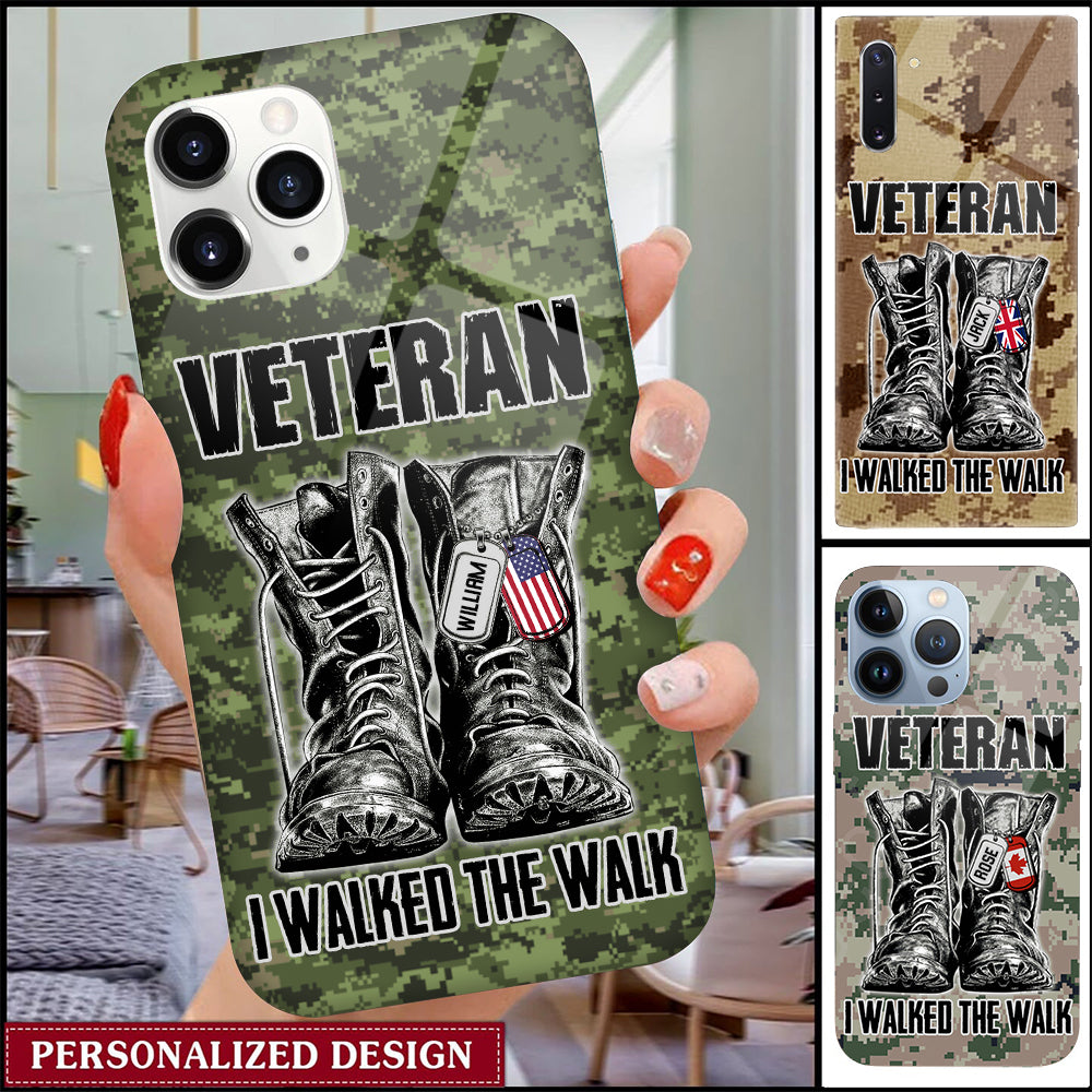 Personalized Veteran Walked The Walk Phone Case