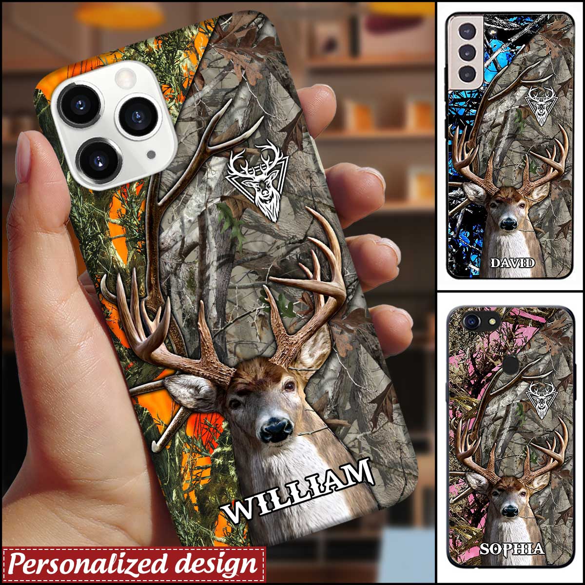 Deer hunting Personalized Phone case