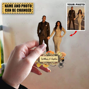 Personalized Photo Pet Magnets, Fridge Magnet, Gift for Couple, Family