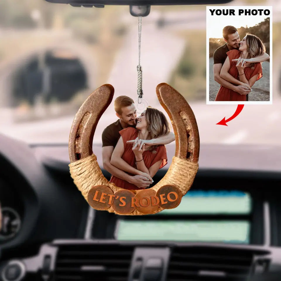 Personalized Car Hanging Ornament - Gift For Couple - Couple Goal