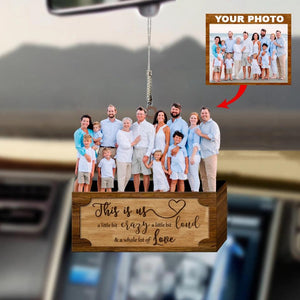 Personalized Car Hanging Ornament - Gift For Family