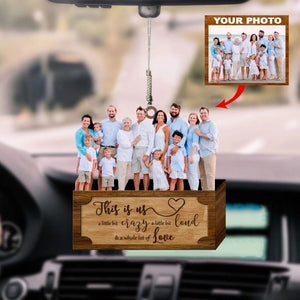 Personalized Car Hanging Ornament - Gift For Family