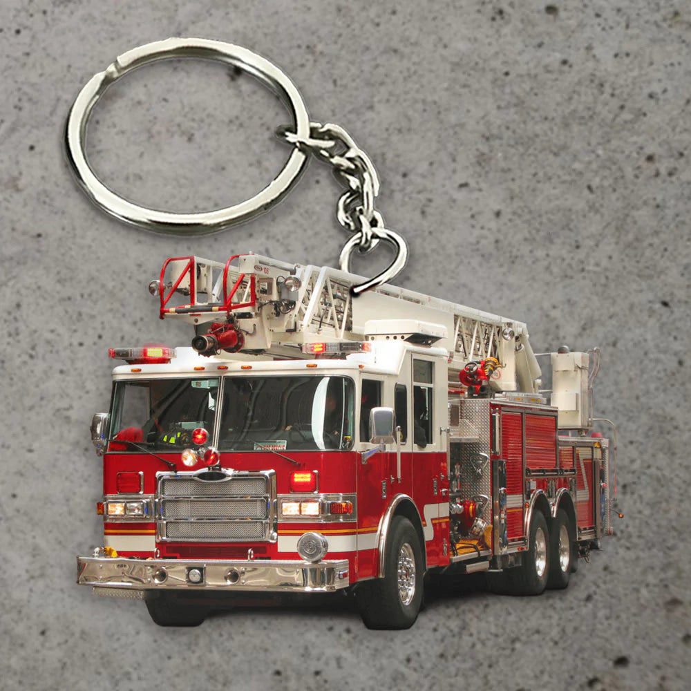 Fire Truck 02 Special Gift - Keychain - KEYC34LIN171121
