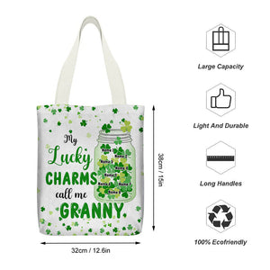 Personalized Mom Grandma Patrick's Day Blessings Tote Bag , Gift For Irish Mom