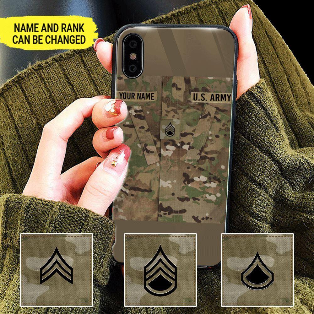 U.S. Army Custom Phonecase U.S. Army Uniform Personalized Gift