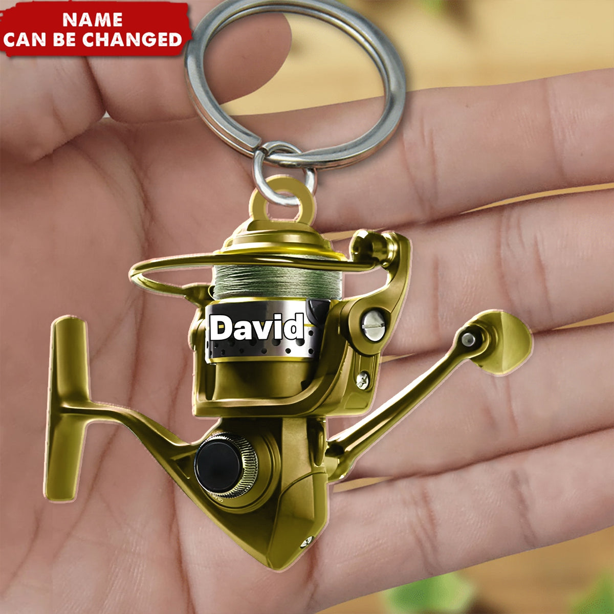 Personalized Fishing keychain - Gift For Fish Ornaments For Fishing Lover